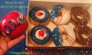 Krispy Kreme 4th of July Doughnuts