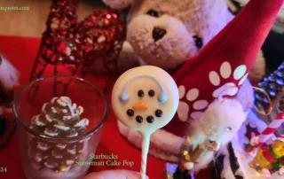 Starbucks Snowman Cake Pop