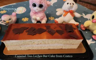 Caramel Tres Leches Bar Cake from Costco