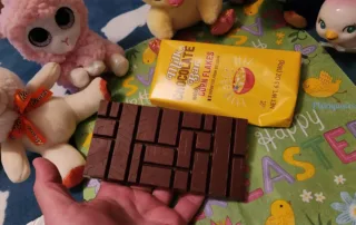 chocolate with corn flakes from Trader Joe's